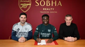 تصريح ساكا بعد التجديد: آرسنال يتجه نحو الألقاب الكبرى